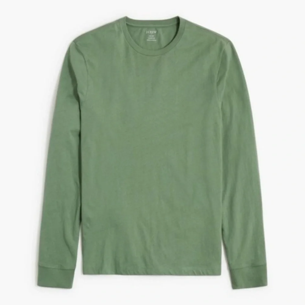 NWOT J. Crew Long sleeve jersey tee L